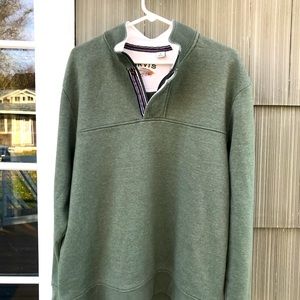 ORVIS men’s olive quarter zip